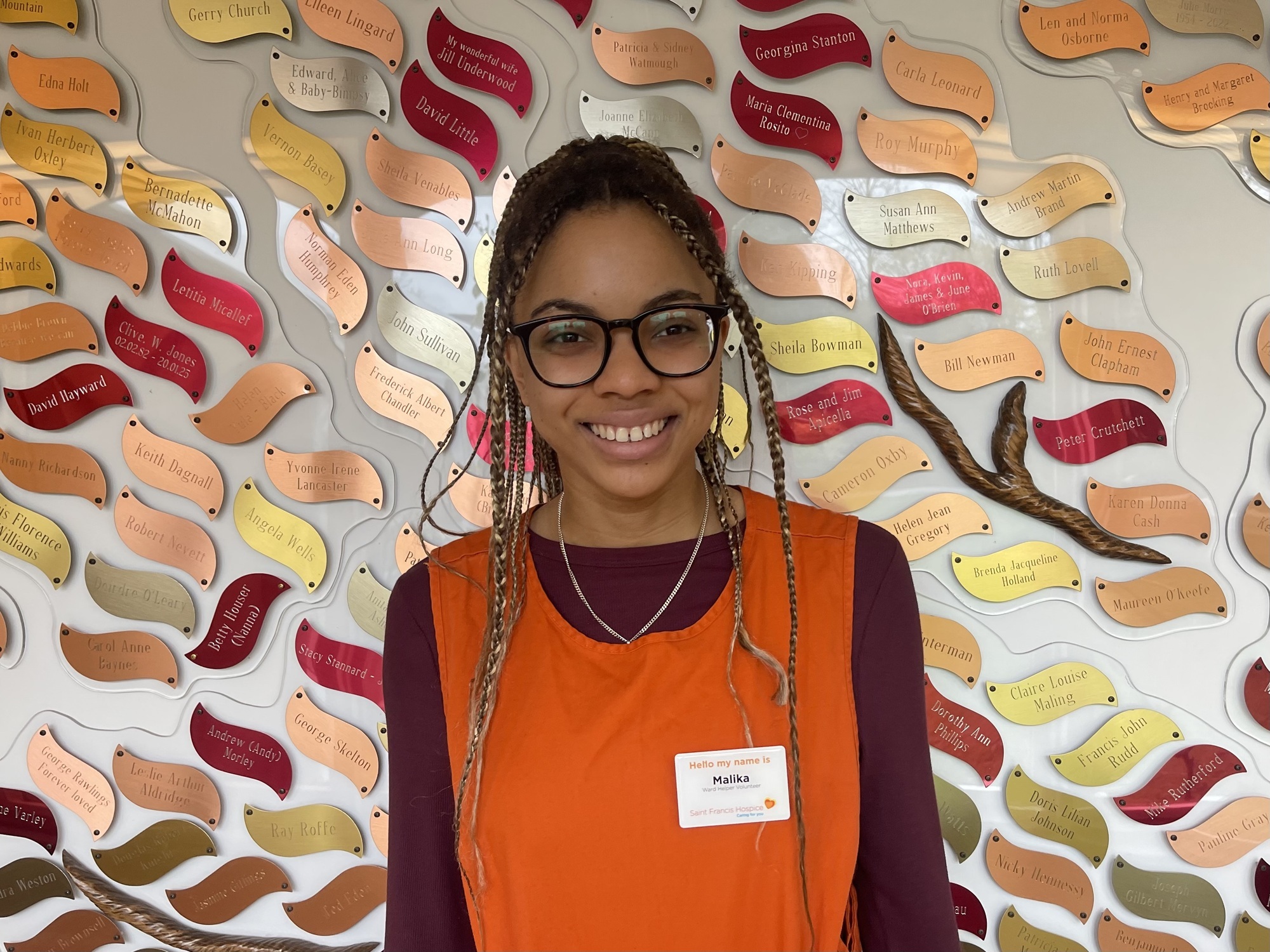 Ward Volunteer Malika Augustin
